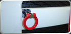 Flip up Tow Hook
