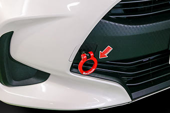 Flip Up Towing Hook Front - TOYOTA YARIS MXPA10