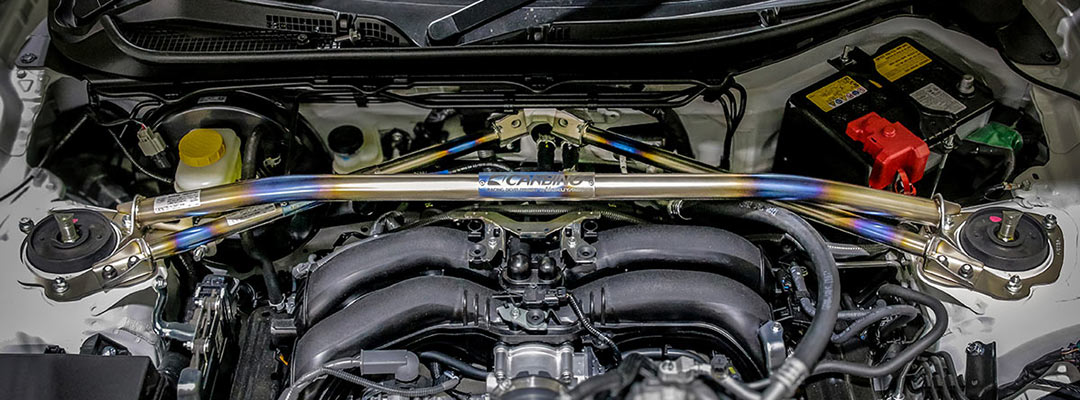 Strut Tower BAR /Titanium /Front with MCS. - TOYOTA GR86 / SUBARU BRZ