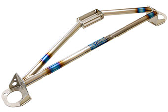 Strut Tower BAR /Titanium /Front /Type II - HONDA CIVIC (EK9/EK4)