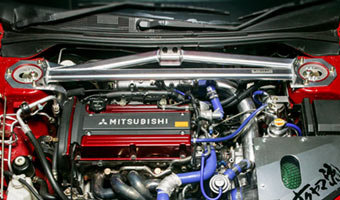 Strut Tower BAR /Aluminum /Front /TypeR SP /MCS - MITSUBISHI LANCER Evo.VII~IX (CT9A/CT9W)