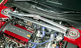 Strut Tower BAR /Aluminum /Front /TypeR SP /MCS - MITSUBISHI LANCER Evo.VII~IX (CT9A/CT9W)