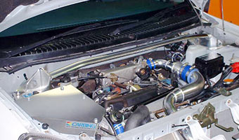 Strut Tower BAR /Steel /Front /Type I - DAIHATSU BOON/BOON X4 (M301S/M312S)