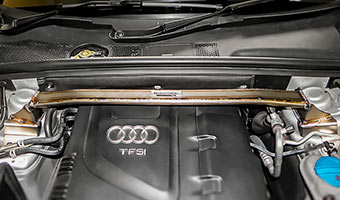 Strut Tower BAR /Titanium /Front   AUDI A4 8KCDNF