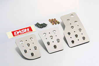 Pedal Set M/T - Mat Silver