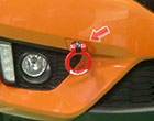 Flip Up Towing Hook Front - HONDA FIT RS GK5 / S660 JW5