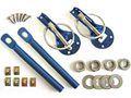 Quick Release Hood pin kit / Aluminum / Blue