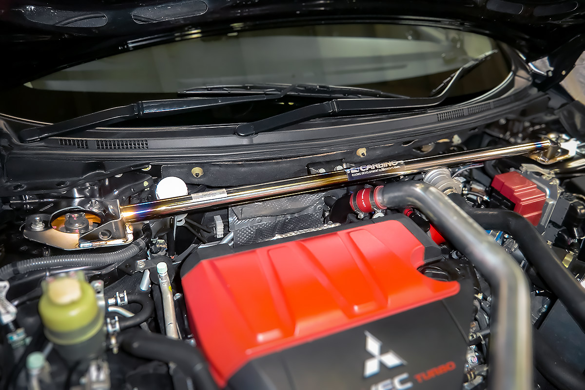 三菱 ランサーエボリューション X (CZ4A) ストラットタワーバー