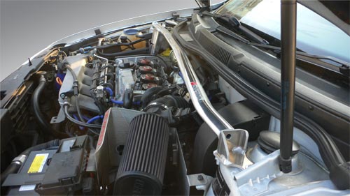 Strut Tower BAR /Aluminum /Front /Type I - Volkswagen GOLF IV 1JAGU